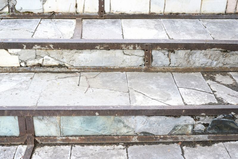 Damaged Cement Steps