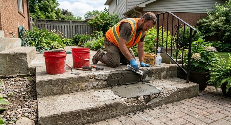 Concrete Steps Installation Service